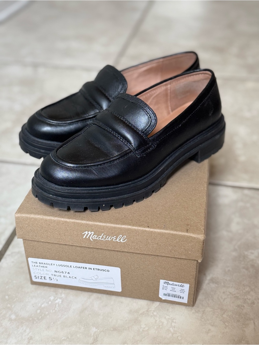 Madewell “The Bradley” Lugsole Loafers